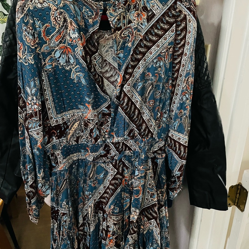 Paisley, print Romper